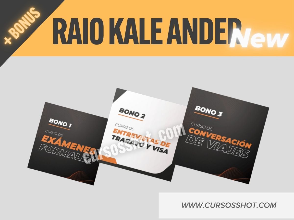 curso de ingles programa raio kale anders curso actualizado