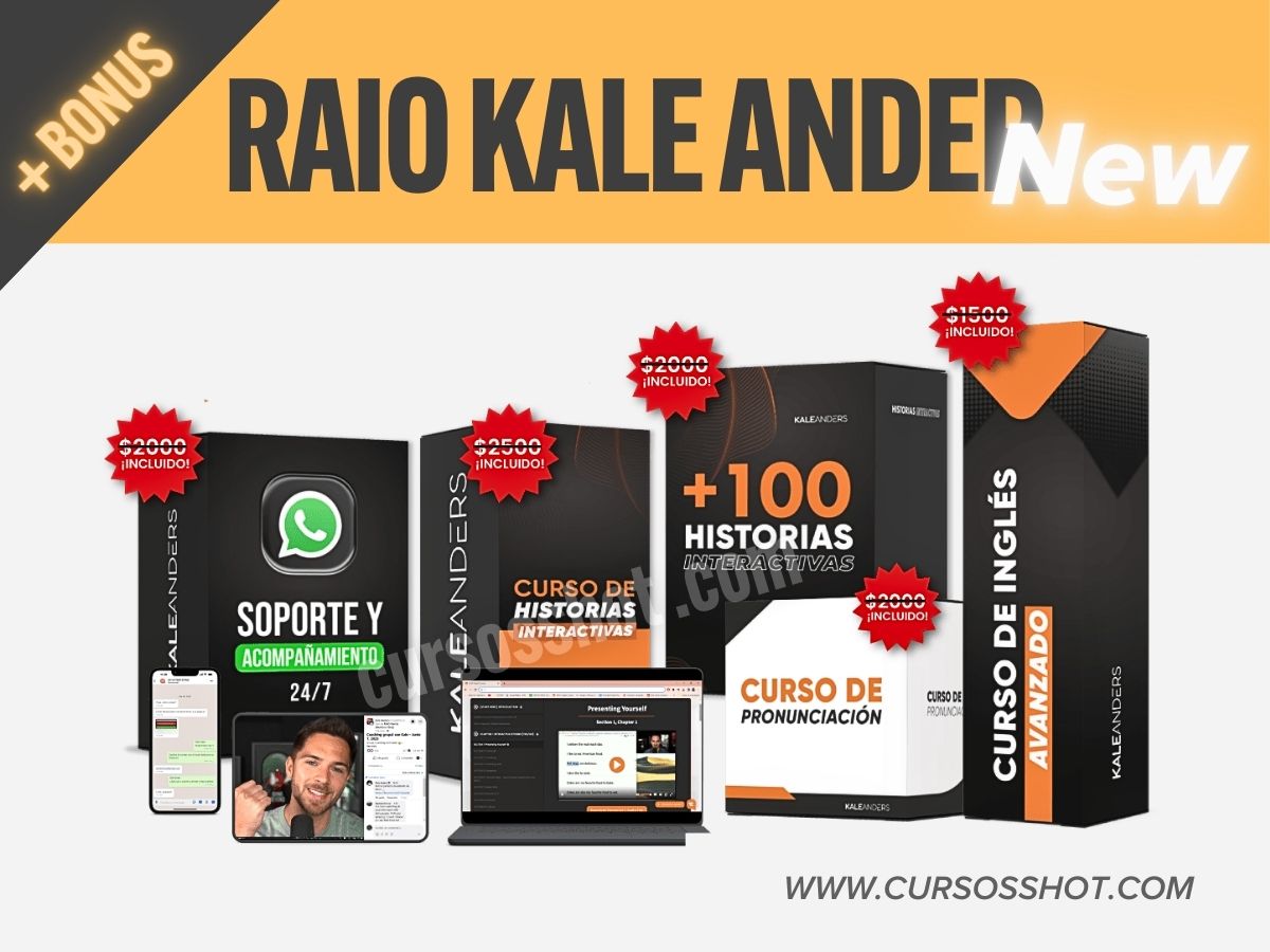 curso de ingles programa raio kale anders curso actualizado