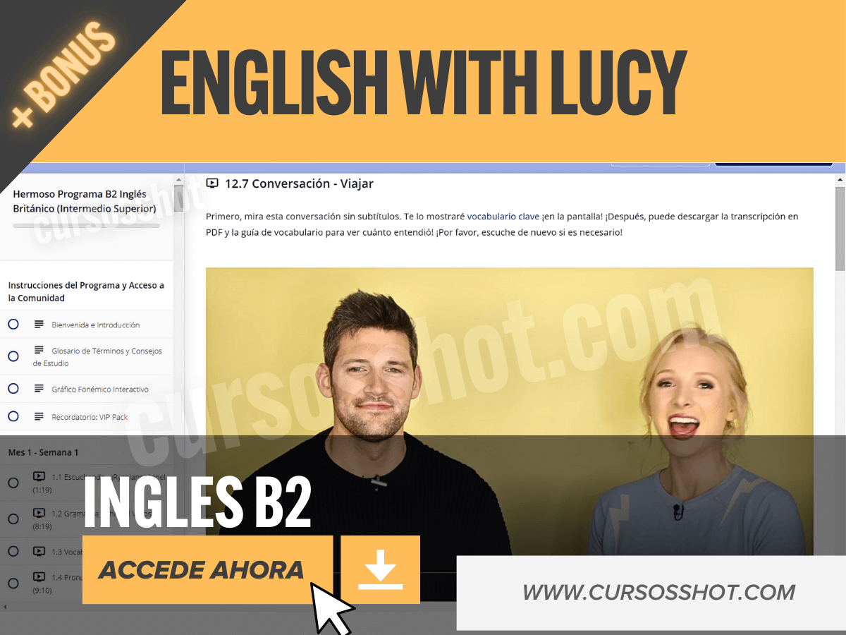 CURSO DE INGLES ENGLISH WITH LUCY BEATIFUL BRITISH ENGLISH