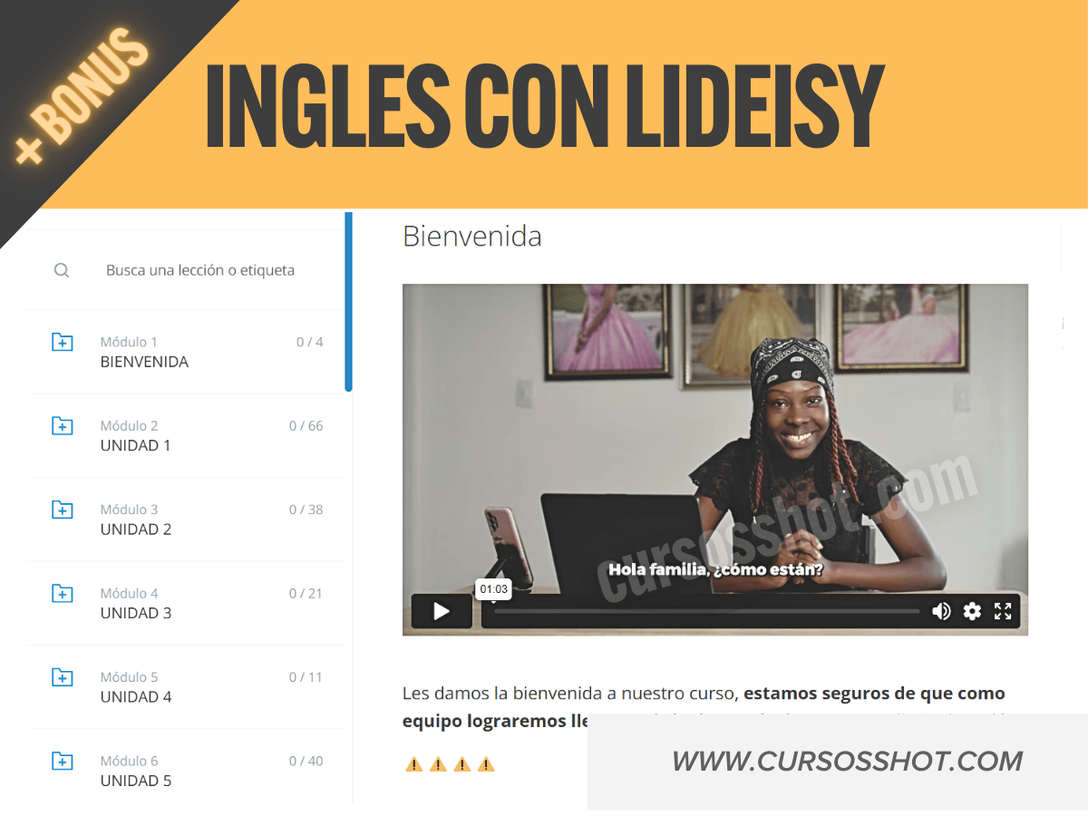 Programa intensivo de ingles con Lideisy curso de ingles